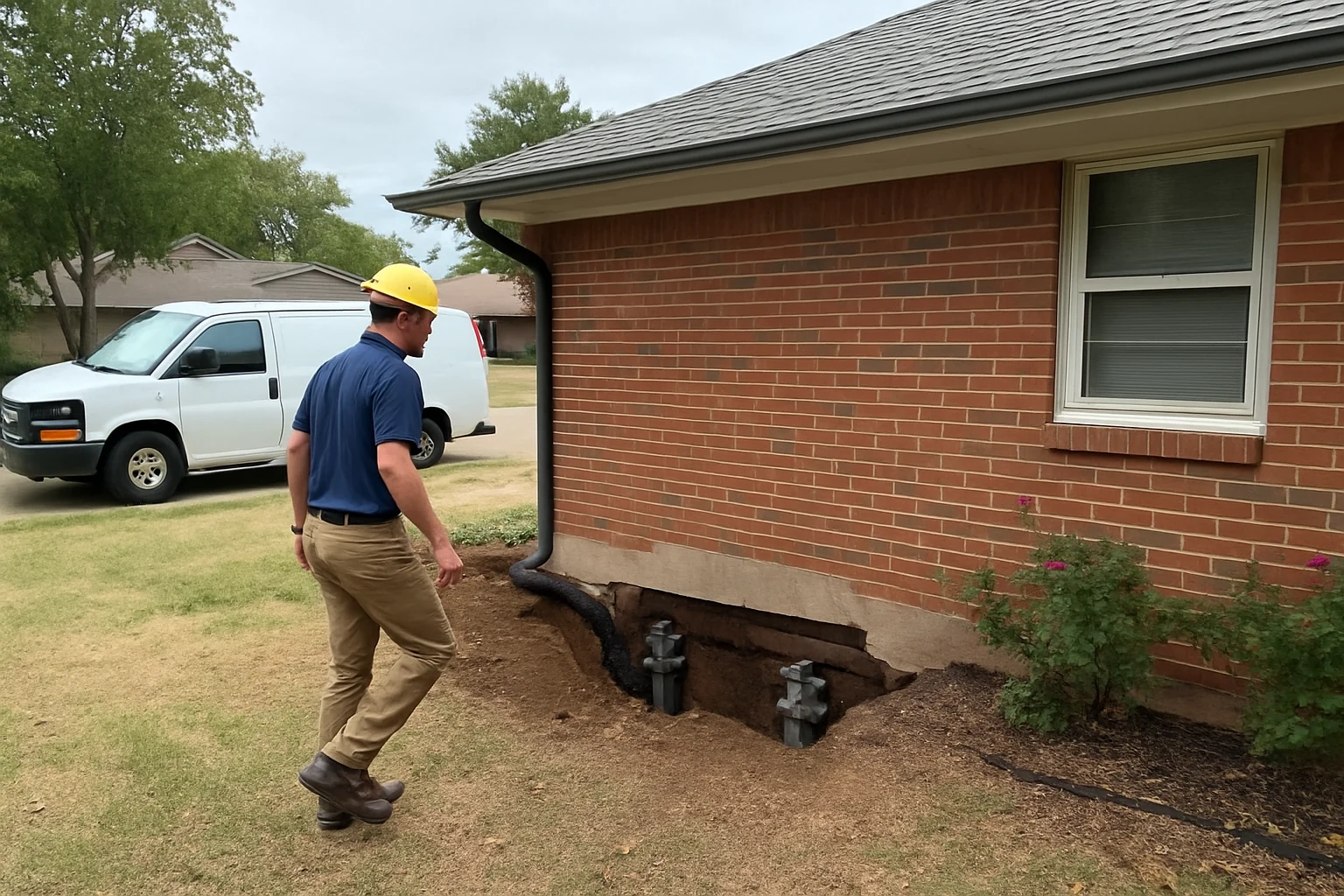 Foundation Stabilization specialist serving a Clinton property